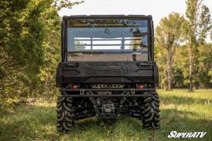SuperATV - SuperATV Rear Windshield for Kawasaki (2015-26) Mule Pro-FXT (Standard Polycarbonate - Light Tint) - Image 2