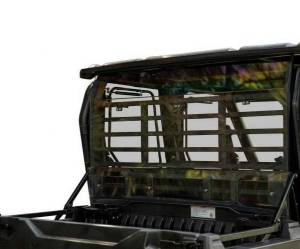 SuperATV - SuperATV Rear Windshield for Kawasaki (2015-26) Mule Pro-FXT (Standard Polycarbonate - Light Tint) - Image 1