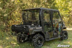 SuperATV - SuperATV Rear Windshield for Kawasaki (2015-26) Mule Pro-FXT (Standard Polycarbonate - Light Tint) - Image 3