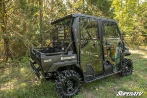 SuperATV - SuperATV Rear Windshield for Kawasaki (2015-26) Mule Pro-FXT (Standard Polycarbonate - Light Tint) - Image 4