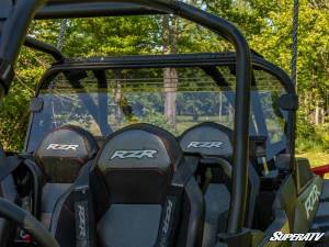SuperATV - SuperATV Rear Windshield for Polaris (2018-21) RZR XP Turbo S (Standard Polycarbonate - Clear) - Image 2