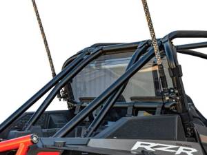 SuperATV - SuperATV Rear Windshield for Polaris (2018-21) RZR XP Turbo S (Standard Polycarbonate - Clear) - Image 1
