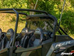 SuperATV - SuperATV Rear Windshield for Polaris (2018-21) RZR XP Turbo S (Standard Polycarbonate - Dark Tint) - Image 3