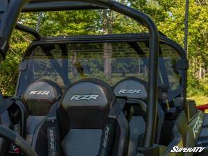SuperATV - SuperATV Rear Windshield for Polaris (2018-21) RZR XP Turbo S (Standard Polycarbonate - Dark Tint) - Image 2