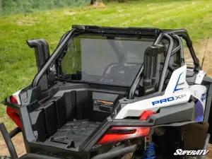 SuperATV - SuperATV Rear Windshield for Polaris (2020-24) RZR Pro XP, 2 Seat (Standard Polycarbonate - Dark Tint) - Image 8