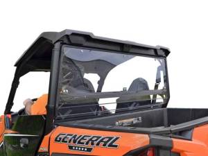 SuperATV - SuperATV Rear Windshield for Polaris (2020-26) General XP 1000 (Standard Polycarbonate - Clear) - Image 1