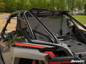 SuperATV - SuperATV Rear Windshield for Polaris (2022-24) RZR Turbo R (2 Seat, Standard Polycarbonate - Dark Tint) - Image 7