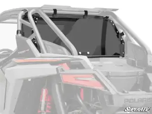 SuperATV - SuperATV Rear Windshield for Polaris (2022-24) RZR Turbo R (2 Seat, Standard Polycarbonate - Light Tint) - Image 1