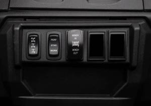 SuperATV Rocker Switch Adapters for Polaris (2020-26) Ranger 1000