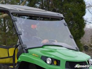 SuperATV - SuperATV Scratch - Resistant Full Windshield for John Deere (2012-26) Gator XUV - Image 2