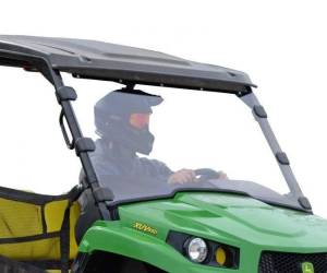 SuperATV - SuperATV Scratch - Resistant Full Windshield for John Deere (2012-26) Gator XUV - Image 1