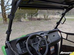 SuperATV - SuperATV Scratch - Resistant Full Windshield for John Deere (2012-26) Gator XUV - Image 6