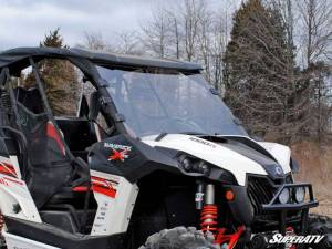 SuperATV - SuperATV Scratch Resistant Full Windshield for Can-Am (2013-18) Maverick - Image 2