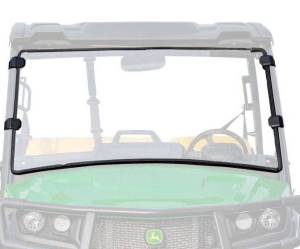 SuperATV - SuperATV Scratch Resistant Full Windshield for John Deere (2018-26) Gator XUV 835/865 - Image 1