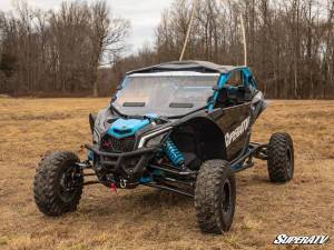 SuperATV - SuperATV Vented Full Windshield for Can-Am (2017-26) Maverick X3 (Machines w/ Intrusion Bar) - Image 2