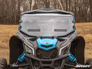 SuperATV - SuperATV Vented Full Windshield for Can-Am (2017-26) Maverick X3 (Machines w/ Intrusion Bar) - Image 3