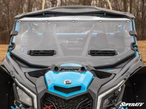 SuperATV - SuperATV Vented Full Windshield for Can-Am (2017-26) Maverick X3 (Machines w/ Intrusion Bar) - Image 6