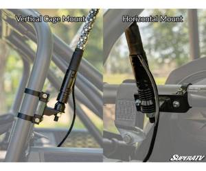 SuperATV - SuperATV Whip Light Mounting Brackets (1.75 inch, Horizontal Bracket) - Image 2