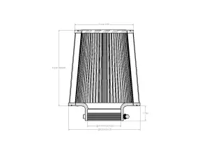 aFe - aFe Power Magnum FORCE Intake Replacement Air Filter, 4.5" F x 8.5" B x 7 T x 9 L, D2 Dura-Dry - Image 6