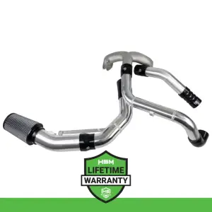 H&S Motorsports - H&S Motorsports Scorpion Piping Kit for Ford (2011-16) 6.7L Power Stroke (w/ Air Intake & 2015 Oil Feed Line, Raw Aluminum) - Image 2