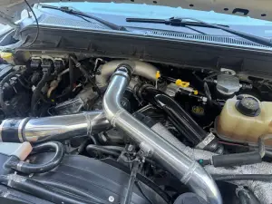 H&S Motorsports - H&S Motorsports Scorpion Piping Kit for Ford (2011-16) 6.7L Power Stroke (w/ Air Intake & 2015 Oil Feed Line, Raw Aluminum) - Image 8