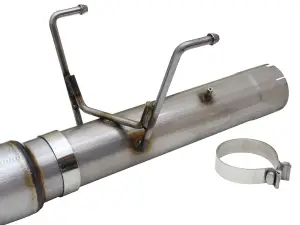 aFe - aFe Power Large Bore-HD 5" DPF-Back Exhaust System for Ram (2013-18) L6-6.7L [td] Cummins (w/ Leaf/Coil Spring Suspension, 409 Stainless Steel w/ Black Tip) - Image 8