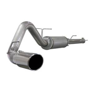 Exhaust - 4" Cat/DPF Back Dual Exit Exhaust - aFe - AFE 4" Cat Back Exhaust, Ford (2003-05) 6.0L Power Stroke, Excursion T-409 Stainless