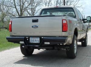 Brush Guards & Bumpers - Rear Bumpers - Ranch Hand - Ranch Hand Legend Rear Bumper, Ford (1999-07) F-250 & F-350, 10" w/skirts/lights, 1/10, FR