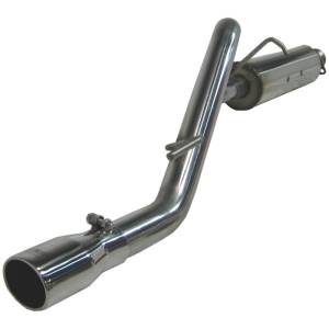 MBRP Cat Back Exhaust, Jeep (2002-07) Liberty 2.4L & 3.7L, Single Side Exit, T-409 Stainless