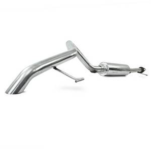 MBRP Cat Back Exhaust, Toyota (2007-11) FJ Cruiser, 4.0L V6, Single Rear Exit, Off-Road Tail, No tip, T409 Stainless