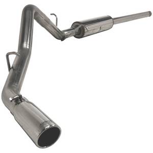 Exhaust - 3" Cat Back Exhaust - MBRP - MBRP Cat Back Exhaust, Chevy/GMC (2009-11) 1500/1500HD, 4.8L & 5.3L EC/CC, Single Side Exit, T409 Stainless