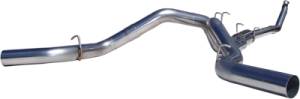 Exhaust - 4" Turbo/Down-Pipe Back Dual Exit Exhaust - MBRP - MBRP 4" Turbo Back, Dodge (1994-02) 2500/3500, 5.9L Cummins, Dual Exit, T409 Stainless (4WD only)