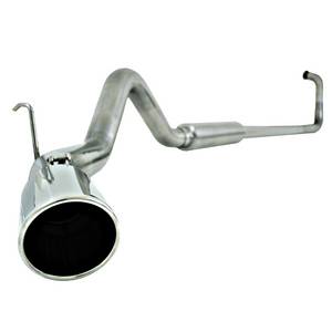 MBRP 4" Turbo Back, Ford (2003-07) F-250/F-350, 6.0L Power Stroke, Single Side, C&C Off-Road, T409 Stainless