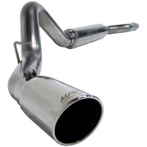 MBRP 4" Cat Back Exhaust, Chevy/GMC (2006-07) 2500/3500, 6.6L Duramax, Ec/Cc, Single Side Exit, T409 Stainless