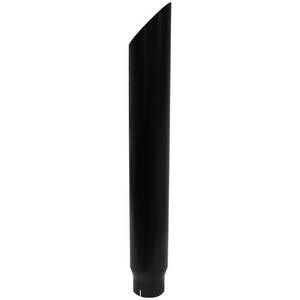 MBRP Smoke Stack, 5"x36" Angle Cut (4" ID inlet) Black