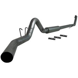 Exhaust - 4" Turbo/Down-Pipe Back Single Exit Exhaust - MBRP - MBRP 4" Turbo Back, Dodge (1994-02) 2500/3500, 5.9L Cummins, Single Side Exit,  Aluminized Perf.