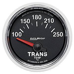 2-1/16" Gauges - Auto Meter GS Series - Autometer - Auto Meter GS Series, Transmission Temperature 100*-250*F (Short Sweep Electric)
