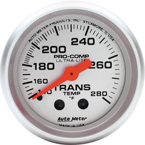 Auto Meter Ultra Lite Series, Transmission Temperature 140*-280*F (Mechanical)