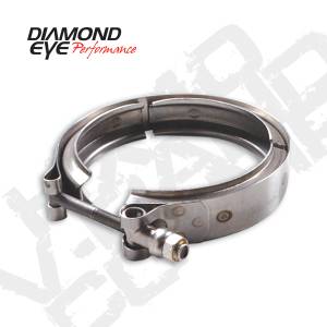 Diamond Eye Performance - Diamond Eye Turbo V-Band Clamp, HX40 style exhaust housings, stainless - Image 2