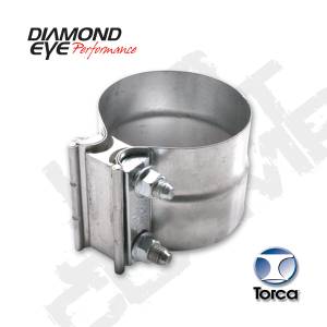 Diamond Eye Performance - Torca 2" Lap Joint Clamp, Aluminized - Image 2