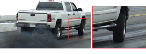 This truck could have used PPE%u2019s tie rod sleeves to prevent its rods from flexing at the track during an aggressive 4 wheel drive launch.